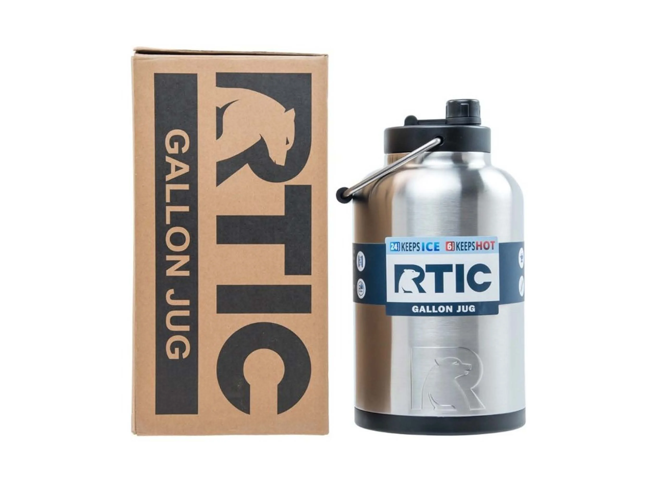 RTIC Gallon Jug and packaging